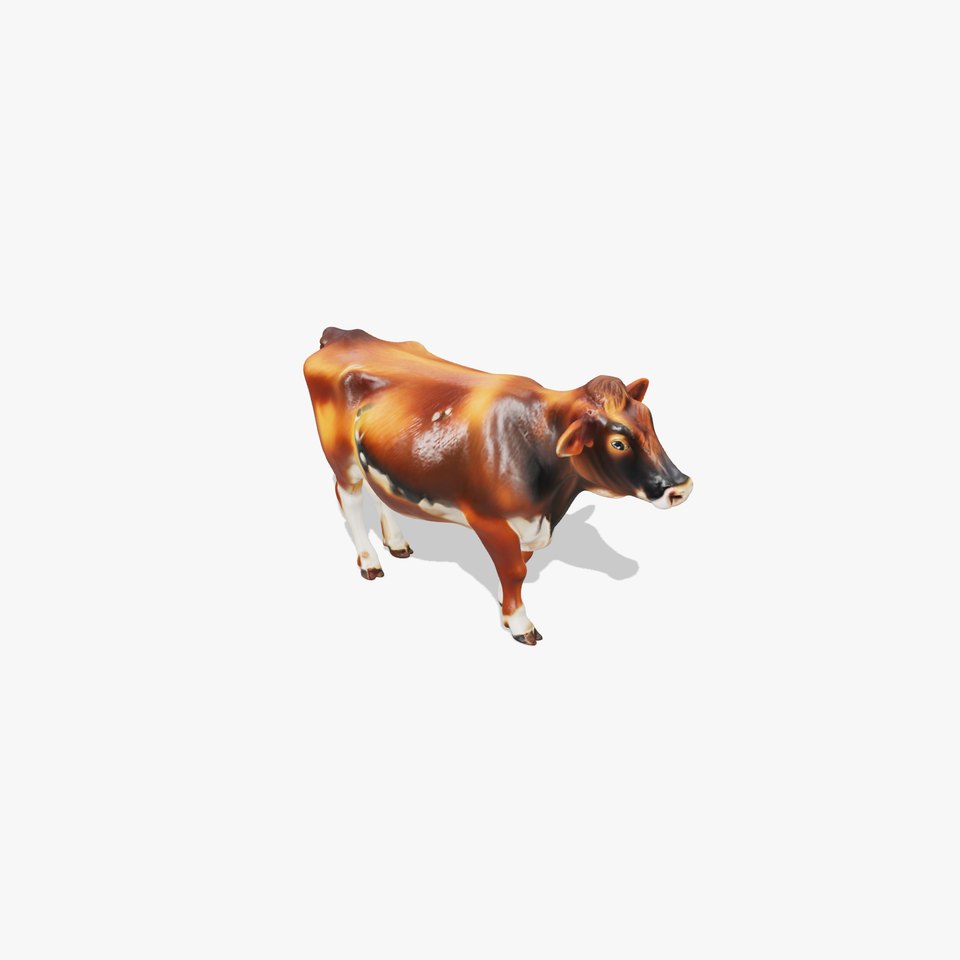 Realistic Cow Model Pack for Animation and Simulation